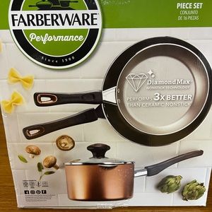 16 piece cookware set non stick